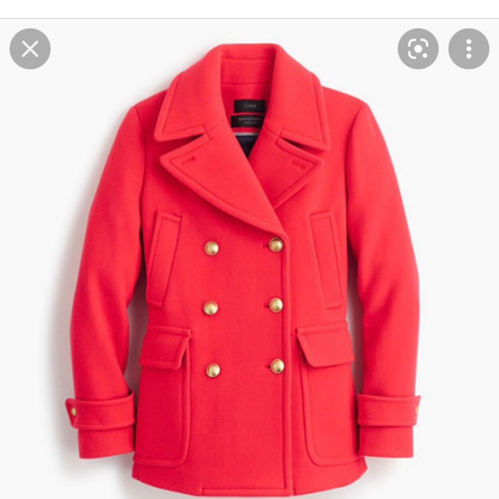 Jcrew Stadium Cloth Coat